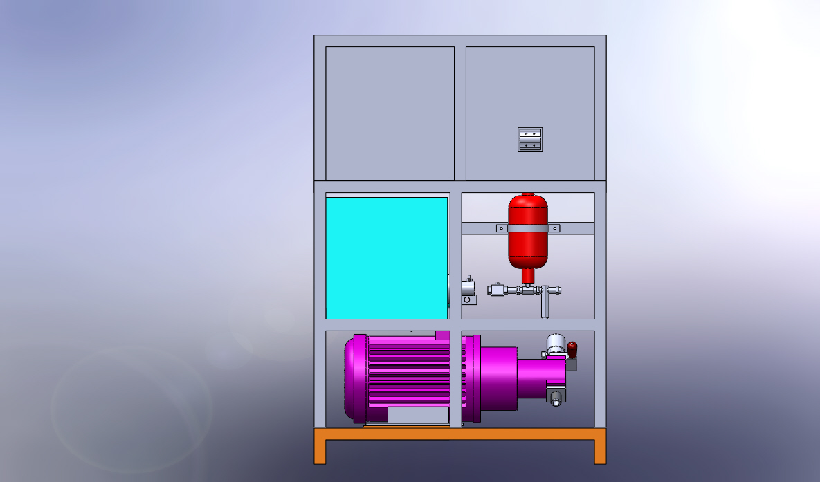 测试泵和气缸的液压装置